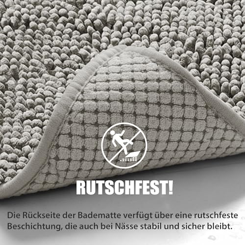 Tapis de bain absorbant séchage rapide HELLSER antidérapant - 5