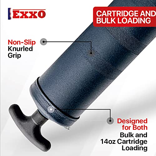 Exxo | Professional Grade Lever Action Grease Gun | 10000 Psi | Aluminium Cast Head | Manual Grease Pump #TOP1