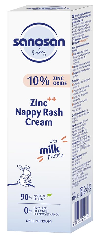 Sanosan Zinc Nappy Rash Cream 100ml