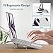 SUNTAIHO Portable Invisible Laptop Stand, Mini Aluminum Cooling Pad,Computer Keyboard Mount Kickstand,Ergonomic Lightweight Laptop Desk Stand (2pcs(Black))