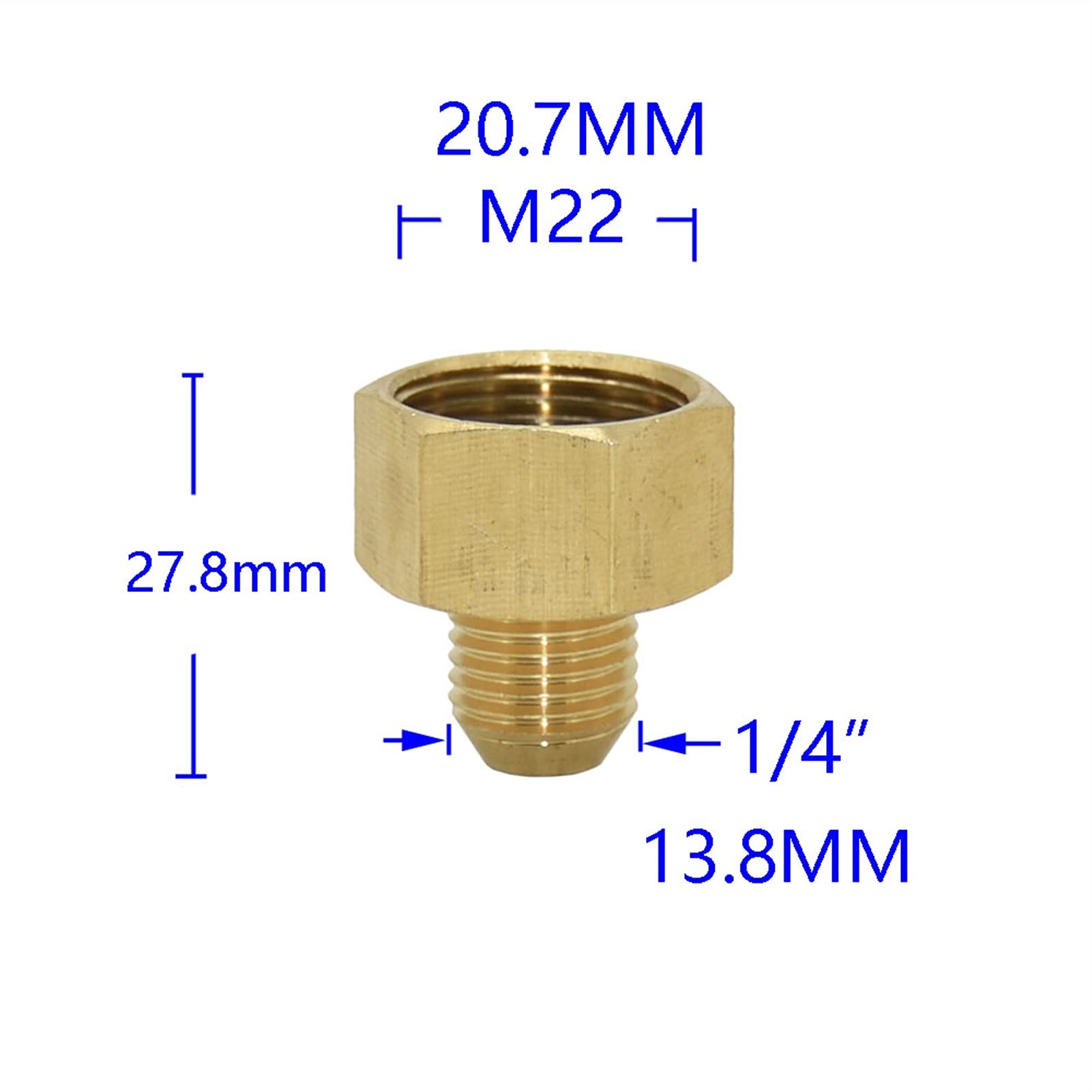 Stabilo Sanitär Schlauchadapter Messing Schlauchtülle 1 1/2 Zoll AG X 40 Mm Schlauchstutzen Schwer S0udx0wx