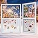 2 Pack 24 x 36 Shed Windows with White Frame, Flush Mount Small Window with PC Screen for Shed for Shed, Chicken Coop, Household, Playhouse, Garage