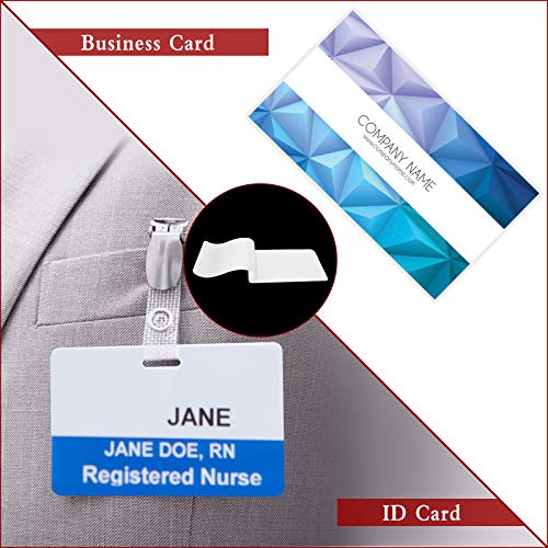 300 PCS Thermal Laminating Sheets, 2.6 x 3.7 Inch (Business Card Size) Transparent Hot Laminating Sheets Thermal Laminating Paper for Protecting Business Card ID Card image 3