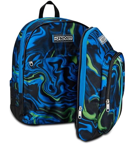 Mochila portátiles Seven Advanced doble compartimento contra el caos escolar 7
