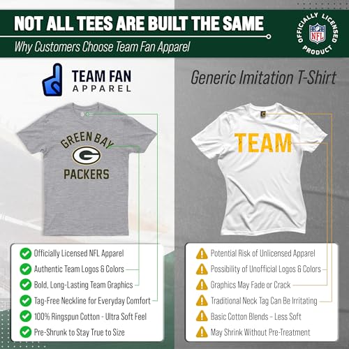Image of NFL Gameday Cotton Blend T-Shirt for Men and Women - Licensed