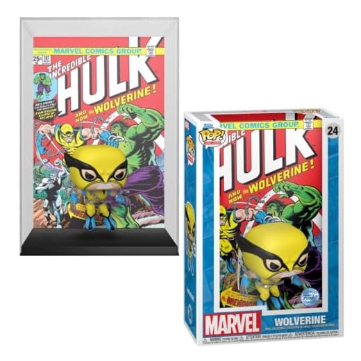 Funko Pop! Comic Covers: The Incredible Hulk #181 - Wolverine (GameStop Exclusive)