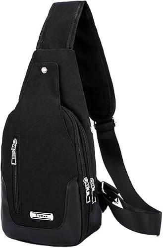 Sling Bag Sling Sling Mochila Crossbody Bolso de hombro pequeño causal Daypack para mujeres hombres senderismo