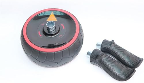 Miniatura 5 de Rueda de rodillo de goma para abdominales con alfombrilla gruesa para entrenamiento muscular silencioso y abdominal, dispositivo de fitness para