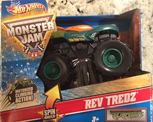 Hot Wheels Monster Jam Rev Tredz Teenage Mutant Ninja Turtles 1:43 Scale