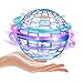 FLYNOVA PRO Boule Volante,Flying Mini Drone Intégré RGB-LED Lumineuse 360° Magique Tourner,3 Couleurs UFO Hover Ball,Convient Aux Enfants Adultes à L'intérieur Et à L'extérieur Jouet Volant(Bleu)