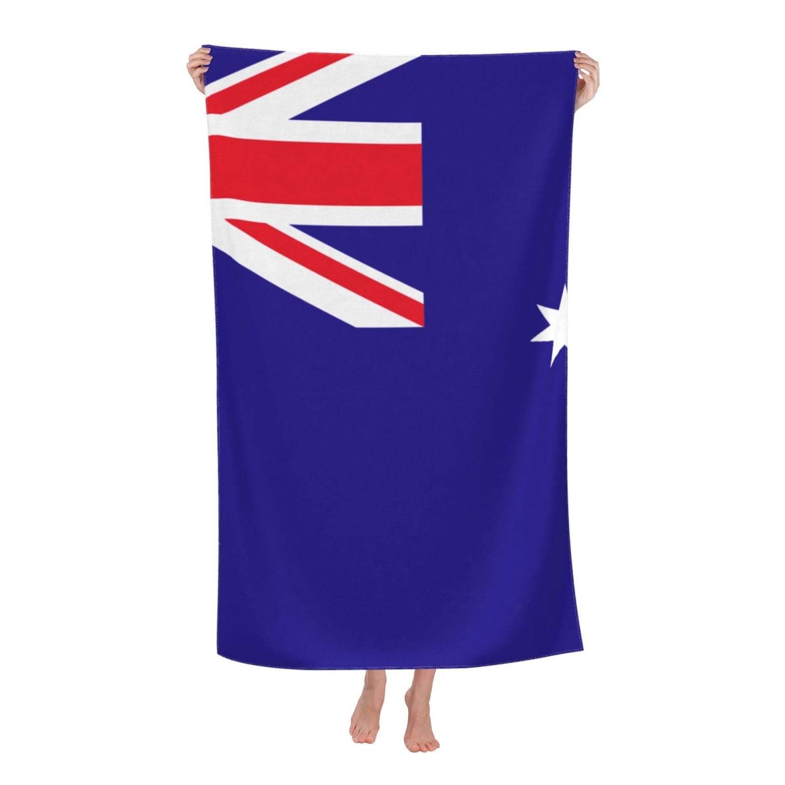 LSRCPD Beach Towel Australia Flag Microfiber Beach Towels Blanket Oversized Tropical Big Extra Large XL Pool Towels Quick Dry Sandproof for Women Girls Kids