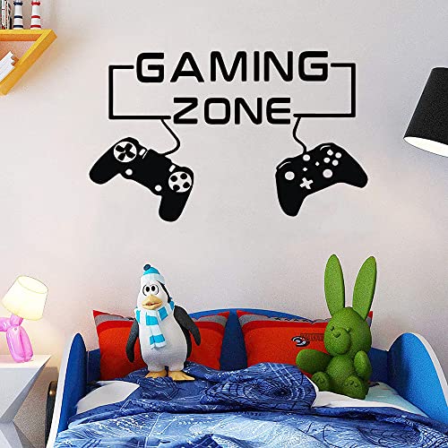 Vinilo decorativo gaming para pared fanquare negro miniatura 4