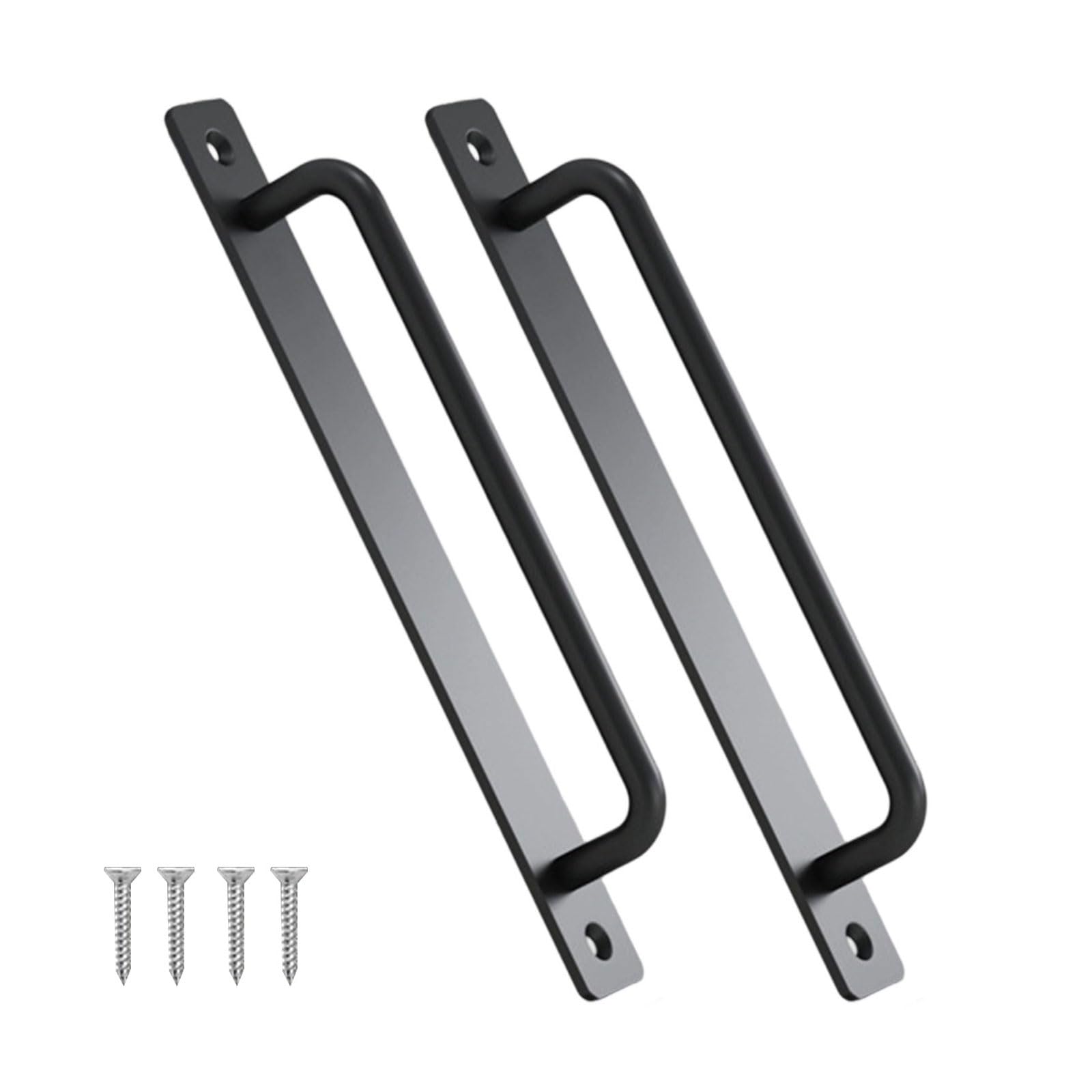 SHYYOULQE of 2 Multipurpose Barn Door Handles Hole Center Sturdy Aluminum Alloy for Sliding Door in Bathroom and Kitchen Kitchen Handle