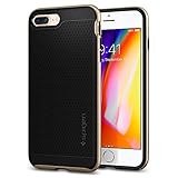 Spigen Neo Hybrid [2nd Generation] iPhone 8 Plus Case / iPhone 7 Plus Case with Hard Frame for Apple iPhone 8 Plus (2017) / Apple iPhone 7 Plus (2016) - Champagne Gold