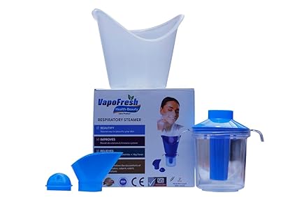 Credly Plastic 3 in 1 Vaporizer, Sauna, Nose Steamer and Inhaler (Multicolour)