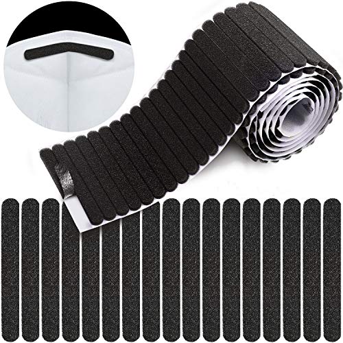 100 Pieces Nose Bridge Pads Microfiber Memory Nose Pads Anti-Fog Sponge Nose Bridge Pads Foam Nose Bridge Cushion Self Adhesive Nose Pads for DIY Sewing Crafts Sponge Protection Strip Sealing, Black