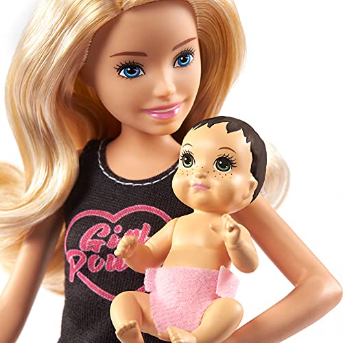 Barbie GRP13 - „Skipper Babysitters Inc.” Babysitter-Puppe (blond) & Baby-Puppe und Zubehör, Spielzeug für Kinder von 3 bis 7 Jahren – Bild 4