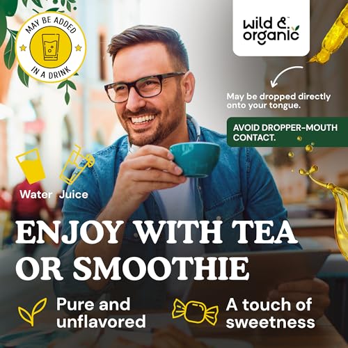 wild amp organic yohimbe supplements for men amp women - 5 mg yohimbine extract tincture - alcohol-free yohimbe bark drops - vegan non-gmo amp sugar-free