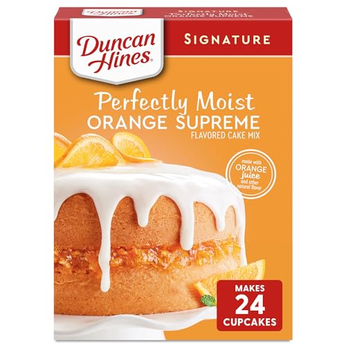 Duncan Hines Signature Perfectly Moist Orange Supreme Cake Mix 15.25 Ounce