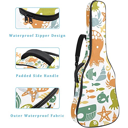 Housse guitare électrique imperméable anti choc avec grand zip