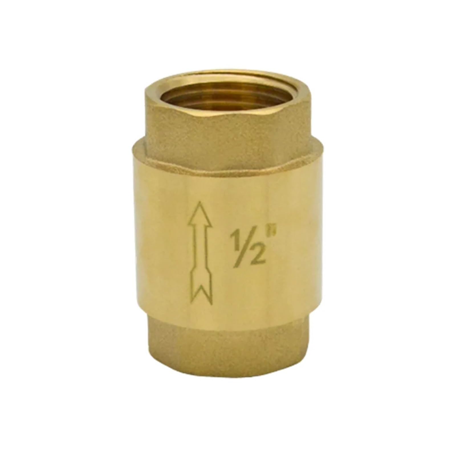 Dkgnyxnplj 1 1L4-Dn32 Brass Check Valve In-Line Spring 1/2" 3/4" 1" 1-Way Backflow Water Control Valve(1 1L4-Dn32)