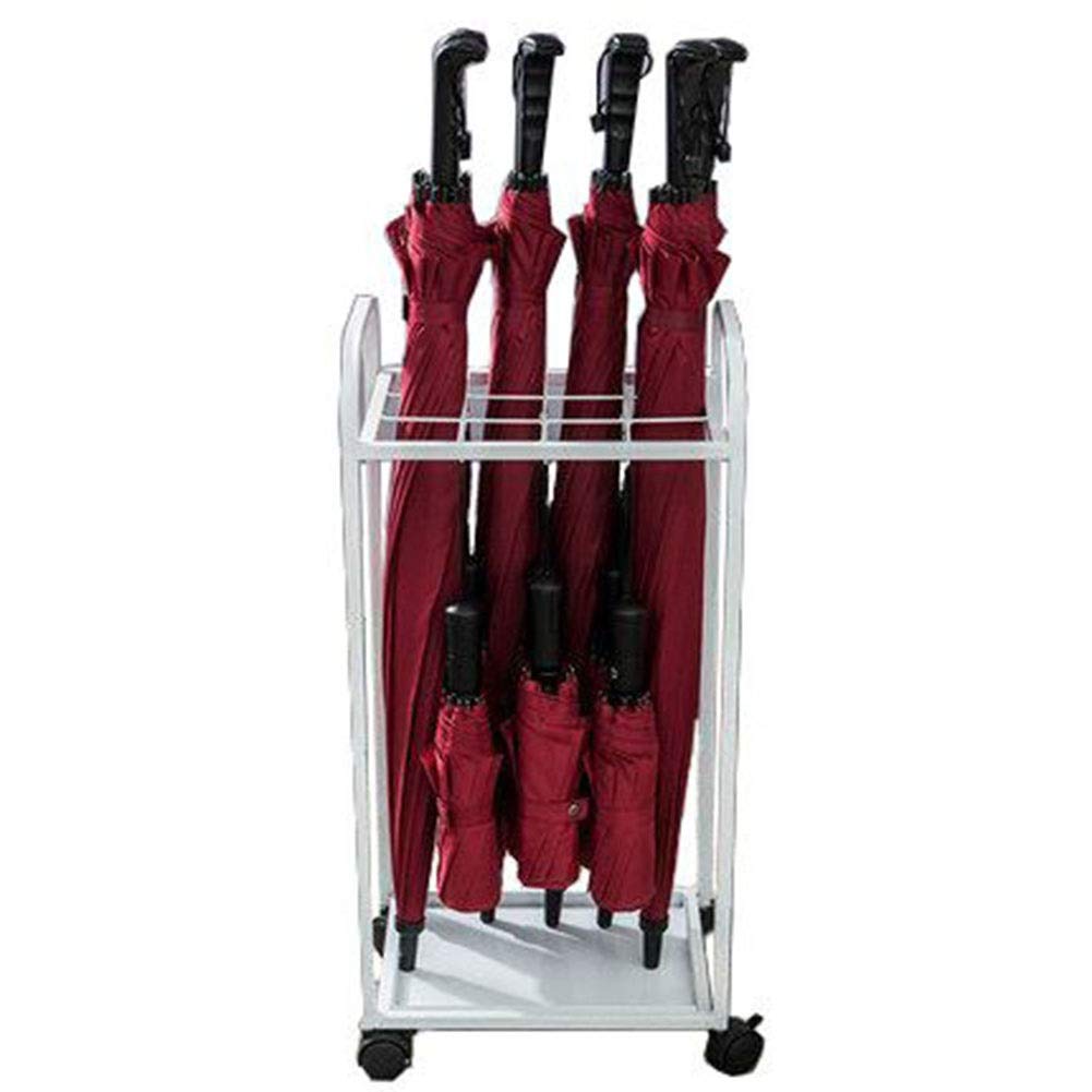 Grand porte-parapluie en métal pour organiser les entrées humides
