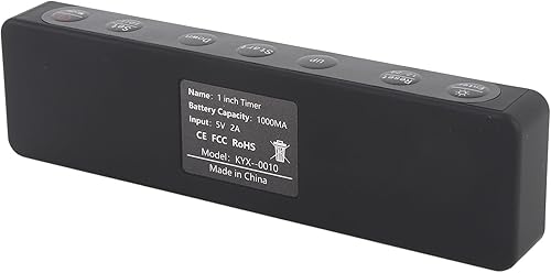 Miniatura 8 de GOTOTOP Portable Gym Timer Clock, Rechargeable Digital Stopwatch with Interval Training Support for Home Gym, Boxing and Fitness Workouts