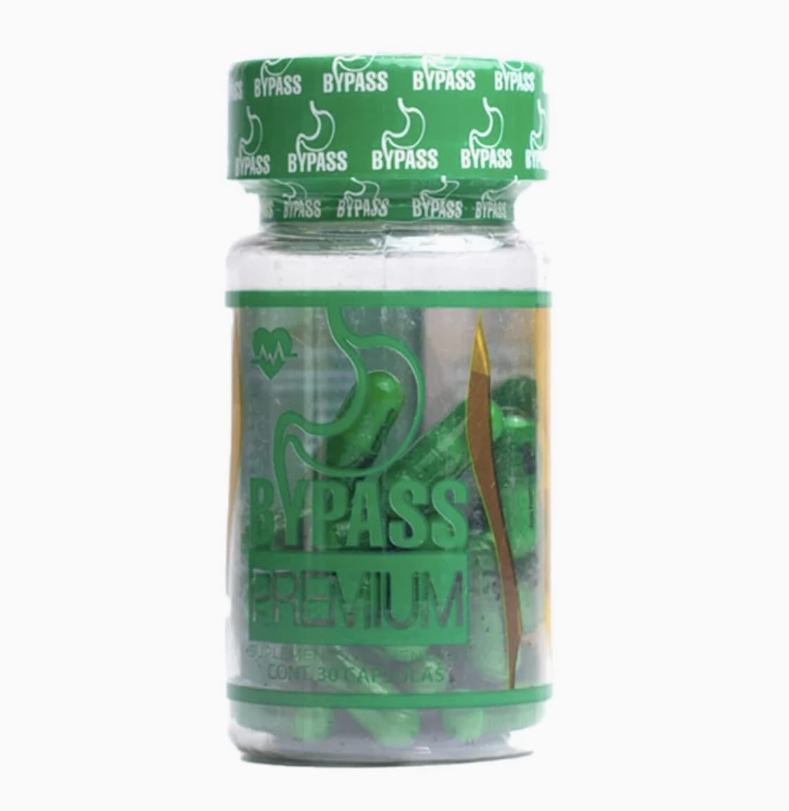 Bypass Premium Bottle with 30 CAPS Keep Your Appetite SATISFIED All Day