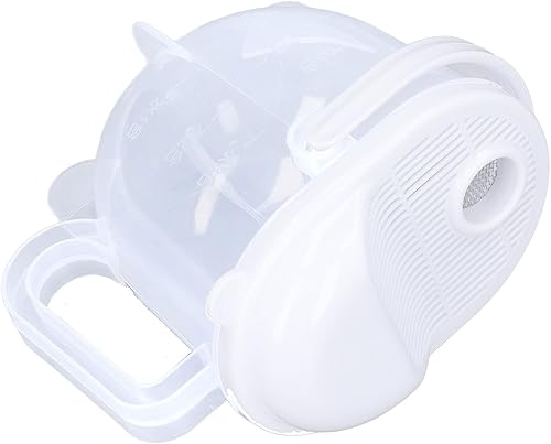 Miniatura 9 de Cuenco de lavado de arroz, lavadora de arroz de plástico, granos, colador de quinua, cesta de pasta de frutas y verduras, colador de cocina con mango