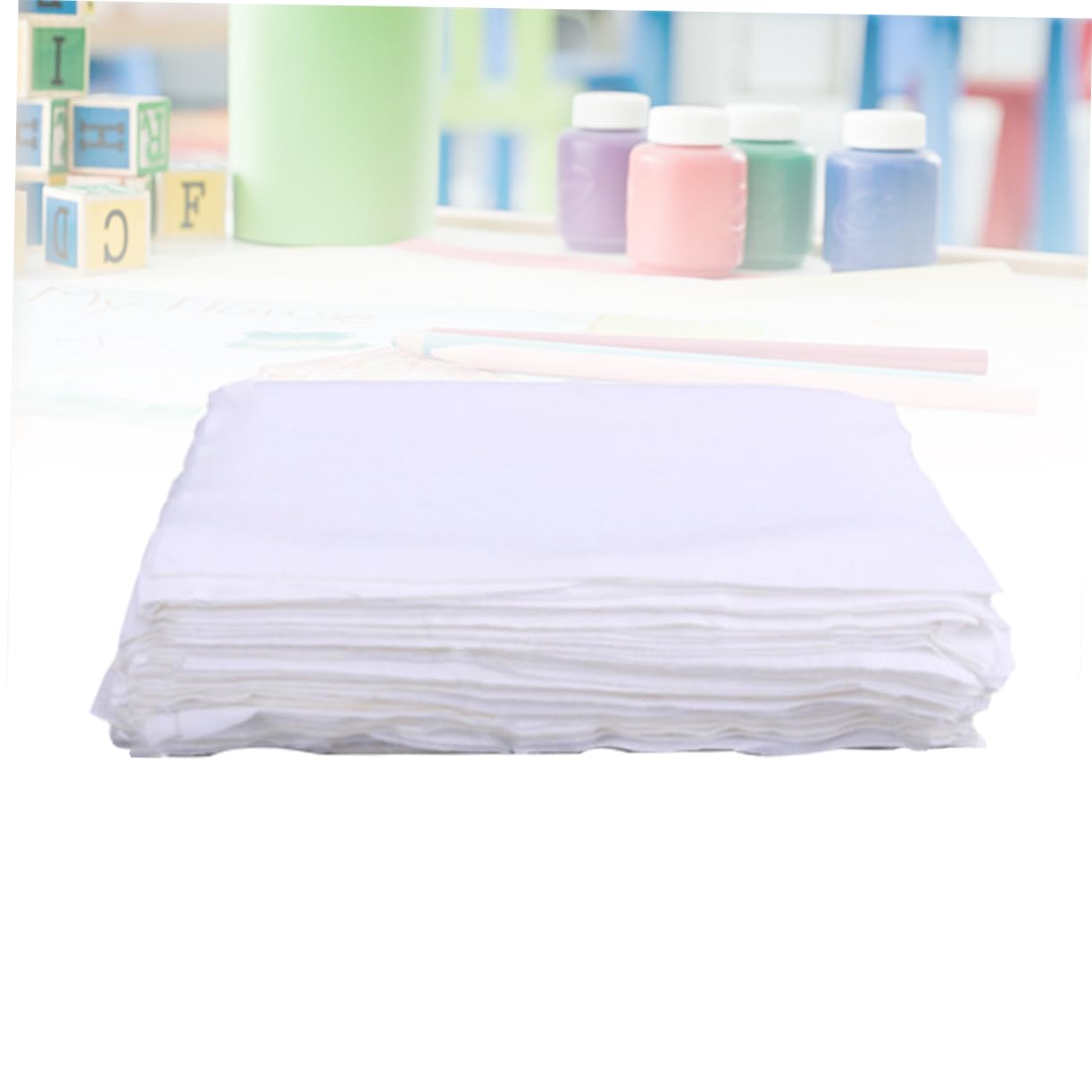 LABRIMP Chiffons de Nettoyage Antistatiques en Polyester Blanc Lot de 100 Éliminent Poussière et Huile pour Écrans D'ordinateur et Télescopes Adaptés aux Fabricants D'écrans LCD/LED
