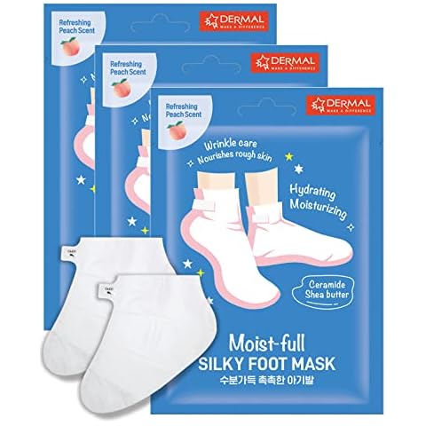 DERMAL Moistfull Silky Foot Mask Cover