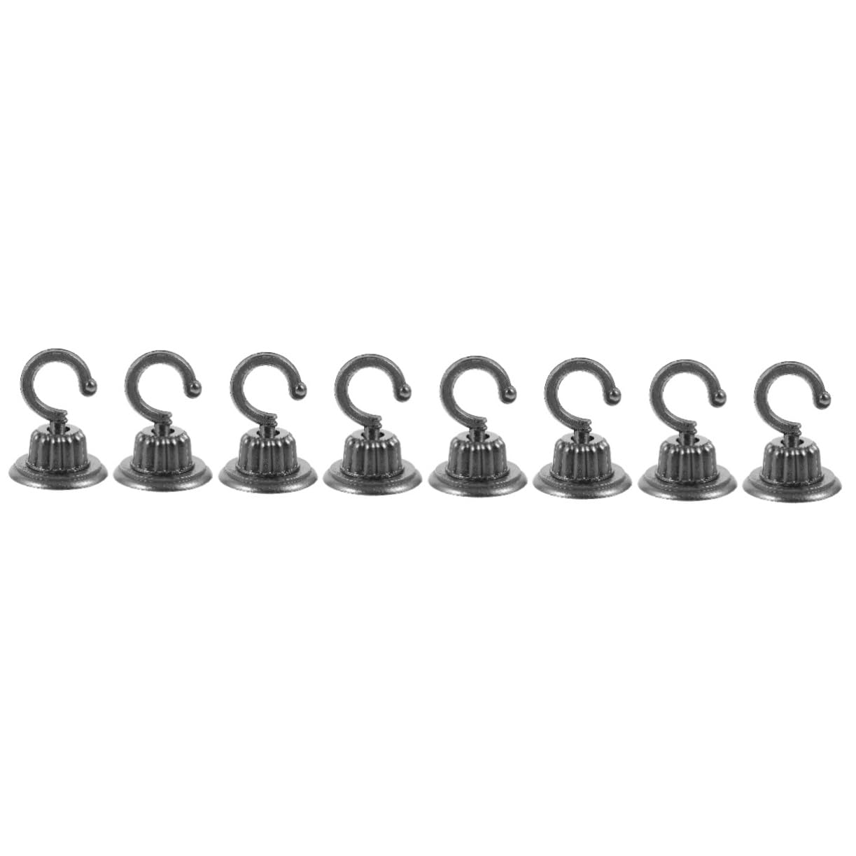TOYANDONA 4 Ensembles Crochets De Plafond Zinc Alliage De Crochets Suspendus pour Plantes pour Orchids Et Décorations Installation Facile Et Durable 2 Pièces * 4