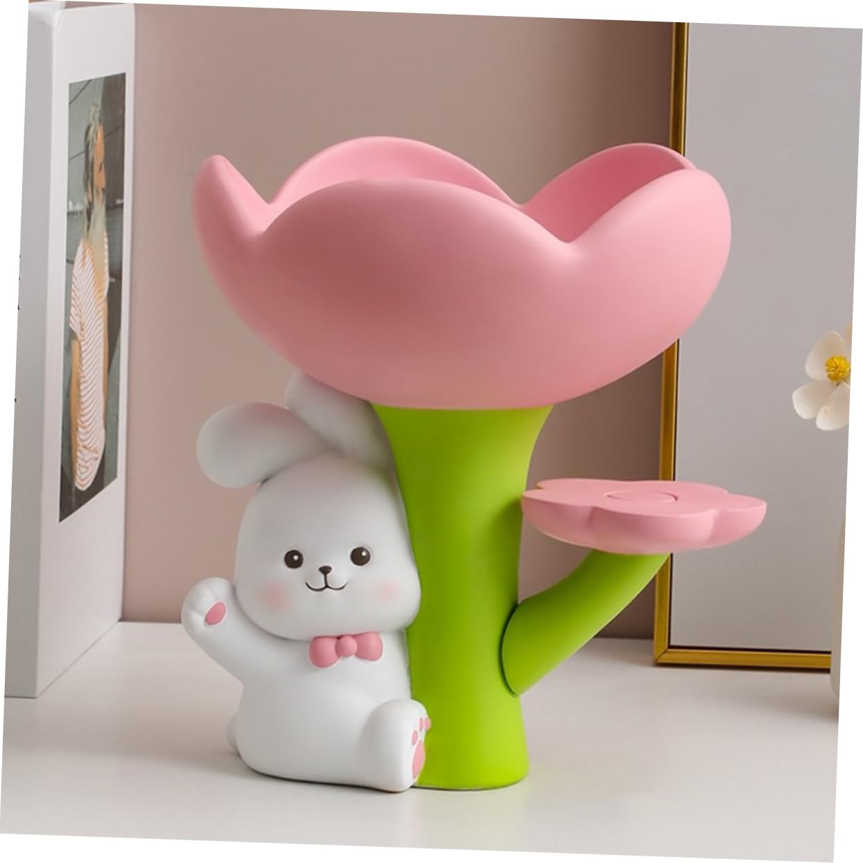 MAGICLULU Porte-clés Entrée Organisateur de Clés Plateau Porte-clés Forme de Lapin Vide-Poches Décoratif pour Maison