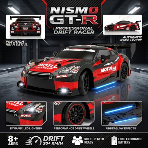 Image of The Little Ones 4x4 Rc Drifting Car - Rc Drift Cars High Speed Remote Control Drift Car 2.4GHz Remote Control Drift Stunt Off Road Cars 360 Rotation Toys for Kids & Adults Boys & Girls [Blaze X]