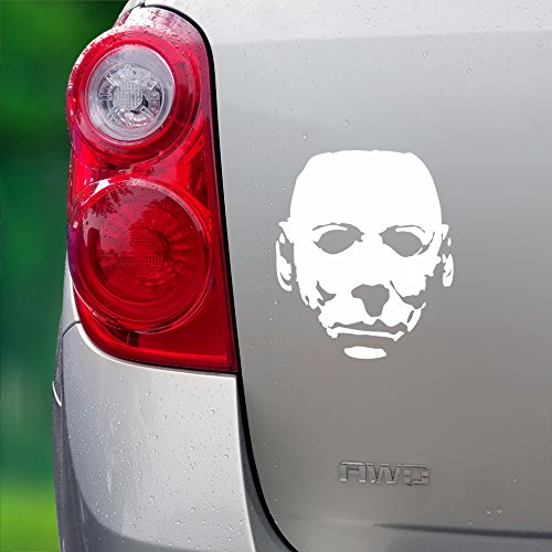 Michael Myers Mask - Multi-Use Vinyl Decal (Cars/Laptop/Home) - 5 x 5 - by The Vinyl Initiative