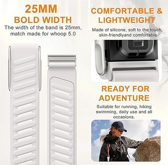 Image of Sport Breathable, Durable Strap Compatible with Whooop 5.0 One & Peak