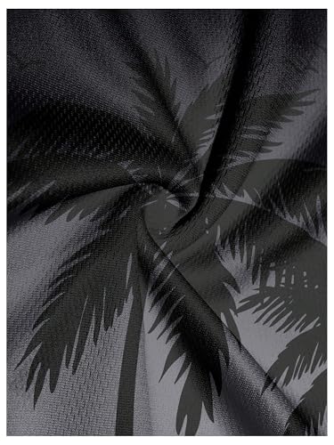 Men's Hawaiian Graphic Ombre Print Swim Trunks Drawstring Waist Straight Leg Beach Shorts4