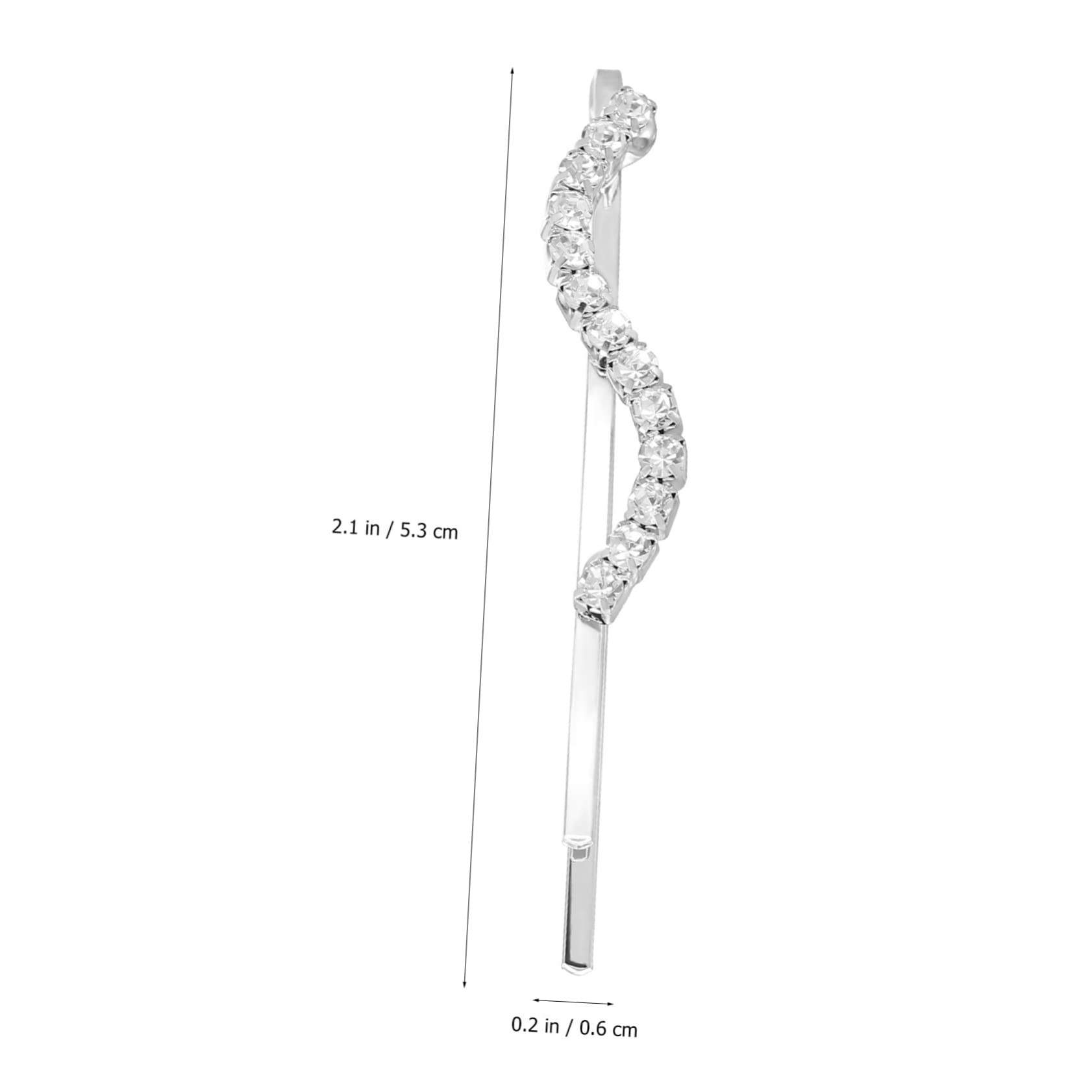 Housoutil 60stücke Strass Haarklammern Metall Haarclips Mit Funkelnden Rhinestones Haarnadeln Für Hochzeiten Und Besondere Anlässe Silberne Bobby Pins Für Damen Und Mädchen