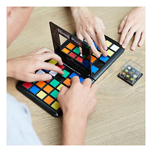 RUBIK'S RACE - Jeu de Casse-Tête Coloré Rubik's - Jeu de société Classique 3X3 - Stratégie Ultime face à face - Jeu pour deux joueurs - Jeux de société - Jouet Enfant 7 Ans et +