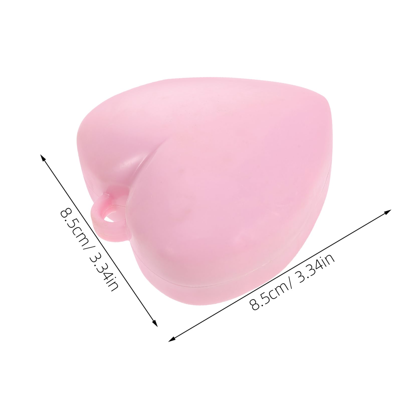 Pesi per Palloncini a Cuore 4 Pezzi in Resina Rosa | Pendente Decorativo, Riutilizzabile, per Eventi e Feste, Forma Stella Inclusa, Set Compatto
