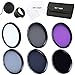 Produktbild Filter Set 55mm K&F Concept® Objektiv Filterset 55mm,Filter Kit,Filter 55mm,ND2 ND4 ND8 UV CPL FLD Filterset,ND Filterset,UV Filterset,Schutzfilter 55mm,CPL Filter 55mm,FLD Filterset 55mm,Polfilter 55mm,FLD 55mm für Canon Nikon Sony Kamera mit Gegenlichtblende 55mm,Reinigungstuch,Filtertasche,Objektivdeckel
