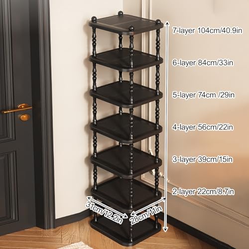 Generico Mobiletto Porta Scarpe, armadietti per corridoio, scaffale per Scarpe, Copri cassetti, Panca Pieghevole per Ingresso, Organizer per Scarpe - Soluzione di stoccaggio Verticale per Armadio, de