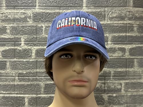 Image of California Bear Republic Baseball Cap for Men and Women, Adjustable Embroidered Dad Hat