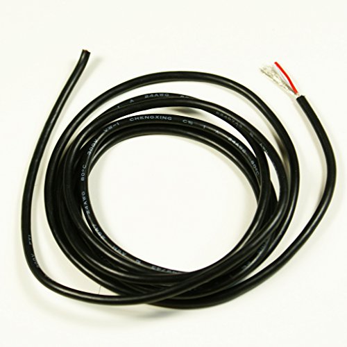Shielded 2-Conductor Guitar Circuit Wire hookup wire 6-Foot 24 AWG