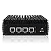 Firewall Micro urządzenie, mini PC z procesorem Celern N5105, 4 lntel i225 2.5G Nics, bez wentylatora, AES-NI, Barebone, Router, VPN