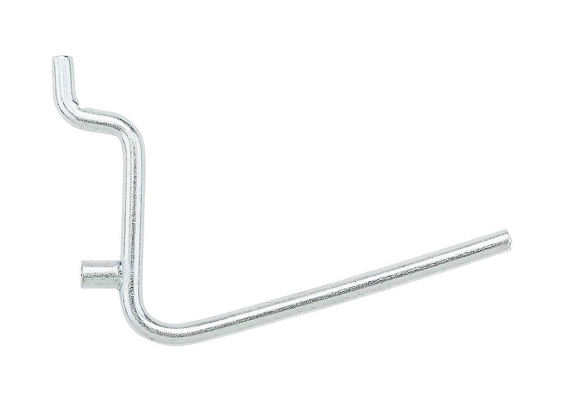 Crochets droits 2-1/2in V2298 zinc plaqué pour suspension murale en bois lot de 12