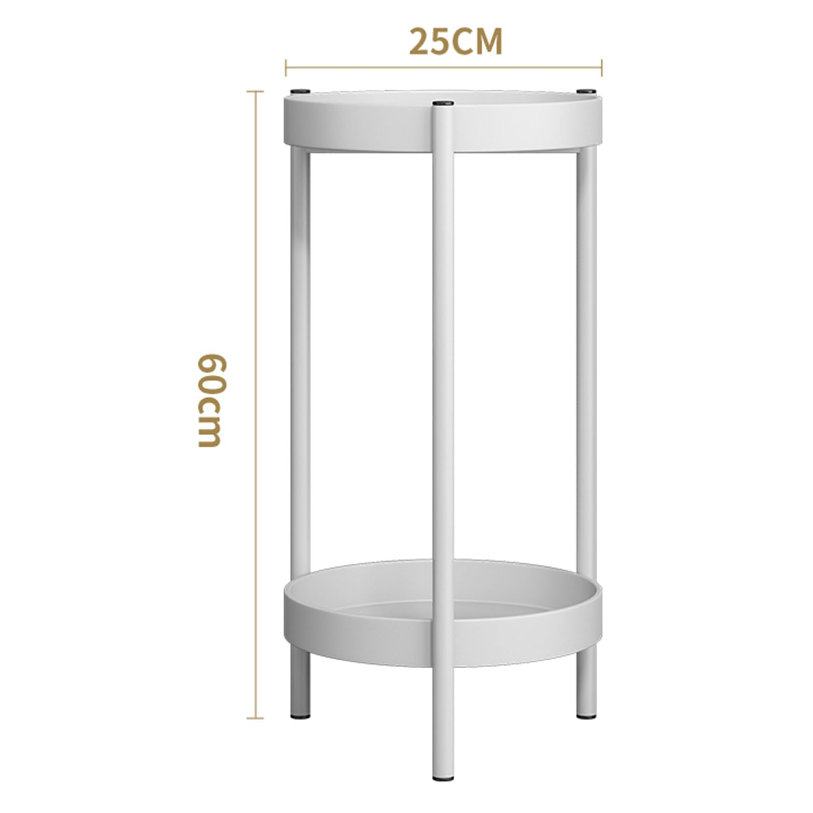 Portavasi per Fiori in Acciaio Inossidabile per Interni ed Esterni, Resistente, Organizer per riporre Piante, per Giardino Domestico, Balcone, Patio, Bagno, Soggiorno