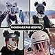 QOCUILC Katzenohren für Helm,Motorrad Helm-Ohren Katzenohren Dekoration niedliches Helmzubehör für Fahrradhelm, Ski-Helm, Motorradhelm, Snowboardhelm Lustiges Tier Design Motorradhelm Zubehör