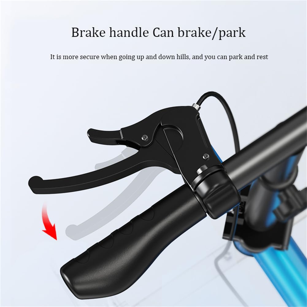 Andador de rodilla plegable para lesiones, andador de rodilla con ruedas y dirección, andador manual con asiento y ruedas, ayudas para la movilidad y la vida diaria, para lesiones en los pies.