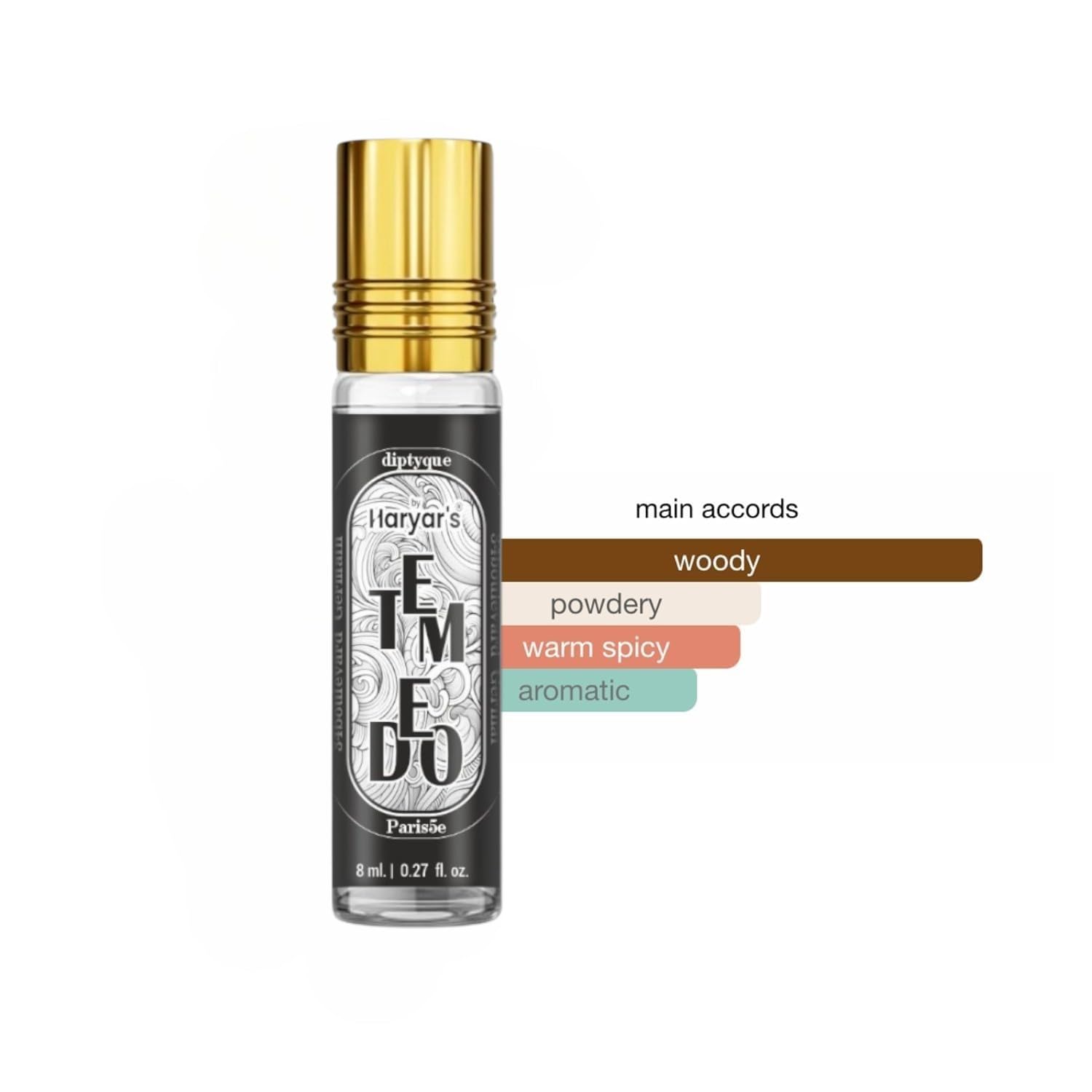 Haryar's Srk Mix Diptique Tam Dao & Dun Icon Red Attar | 100% Pure & Authentic | Sandalwood, Fresh & Aromatic | Men's Attar for Daily use | SRK perfume | used by srk | Ittar for men | Gift for him - Image 3 thumbnail